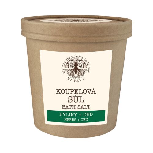 Soľ do kúpeľa Byliny+CBD Natava 500g