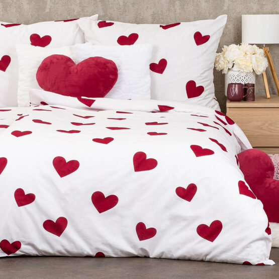 4Home Bavlnené obliečky Red Hearts