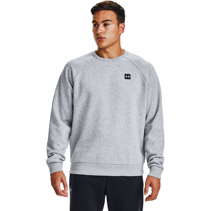 Under Armour Pánska mikina Rival Fleece Crew Grey  XSXS Under Armour Pánska mikina Rival Fleece Crew Grey  XSXS