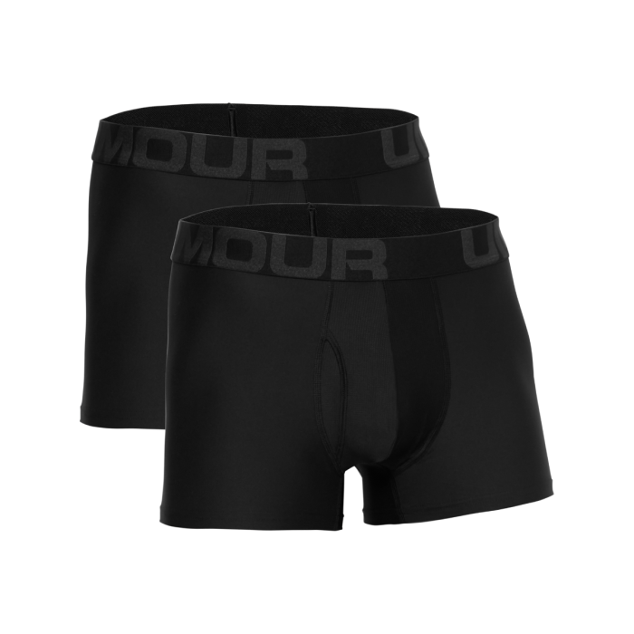 Under Armour Boxerky UA Tech 3in 2 Pack Black  SS
