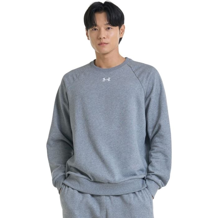 Under Armour Mikina UA Rival Fleece Crew Grey  MM Under Armour Mikina UA Rival Fleece Crew Grey  MM
