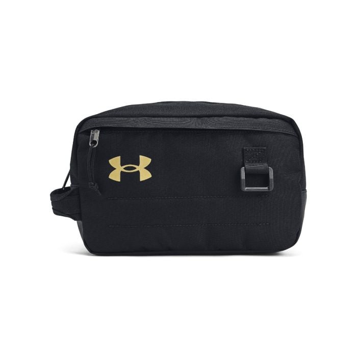 Under Armour - Taška Contain Travel Kit Black/Gold - Under Armour Under Armour - Taška Contain Travel Kit Black/Gold - Under Armour