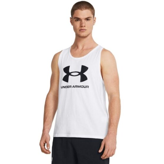 Under Armour Tielko SPORTSTYLE LOGO TANK White  S