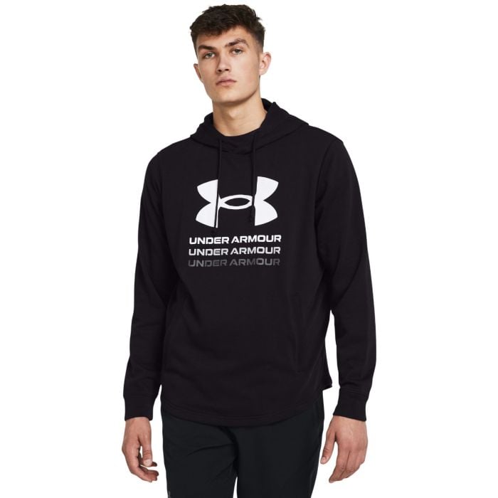 Under Armour Mikina Rival Terry Graphic HD Black  XXL Under Armour Mikina Rival Terry Graphic HD Black  XXL