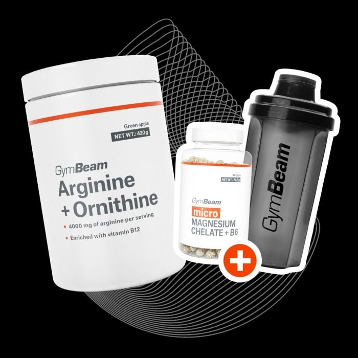 GymBeam Arginine + Ornithine 420 g citrón limetka