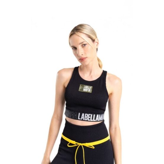 LABELLAMAFIA Športová podprsenka Fan Black  SS