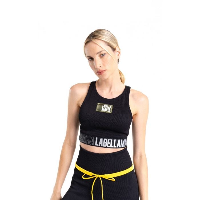 LABELLAMAFIA Športová podprsenka Fan Black  SS