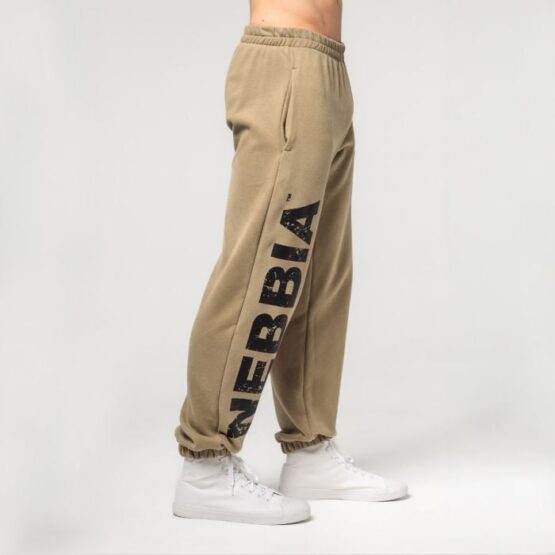 NEBBIA Tepláky GYMBRO Beige  MM