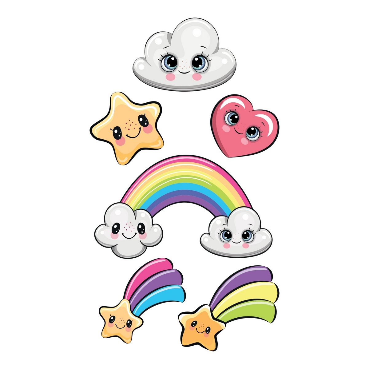 3D Samolepky Clouds 3D Samolepky Clouds