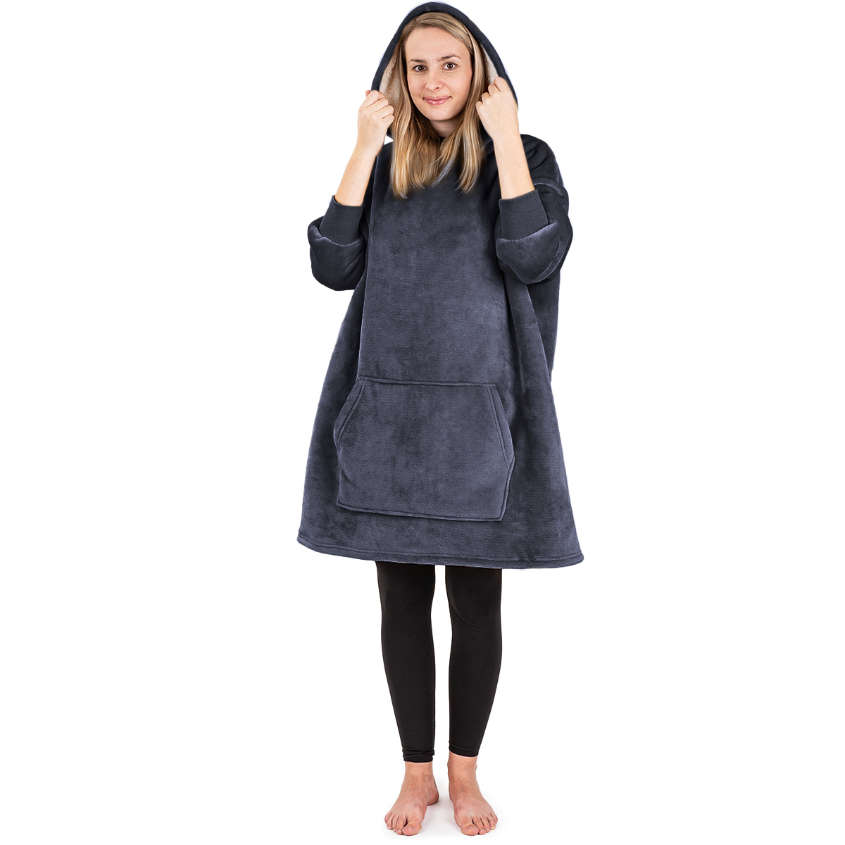 4Home Baránková mikina mikroplyš Antracit 4Home Baránková mikina mikroplyš Antracit