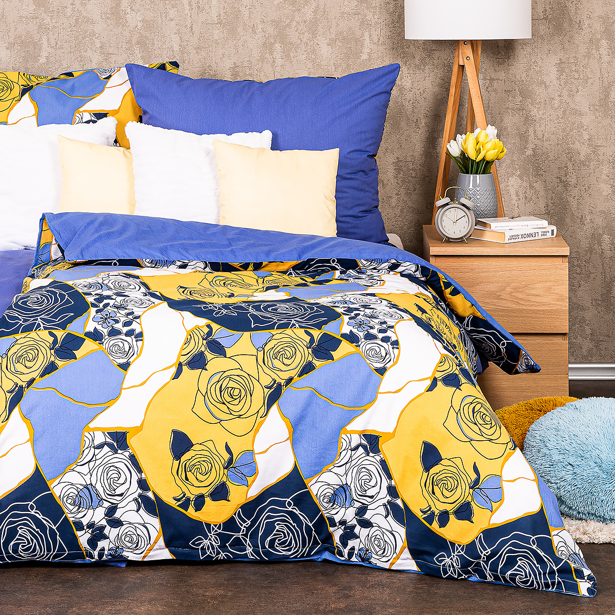 4Home Bavlnené obliečky Blue rose 4Home Bavlnené obliečky Blue rose