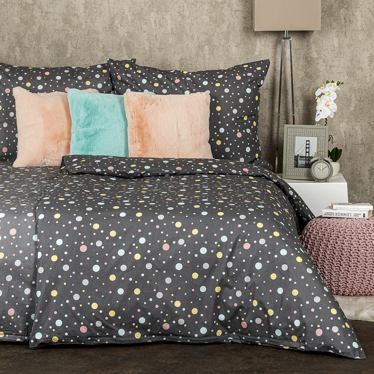 4Home Bavlnené obliečky Bodky pastel 4Home Bavlnené obliečky Bodky pastel