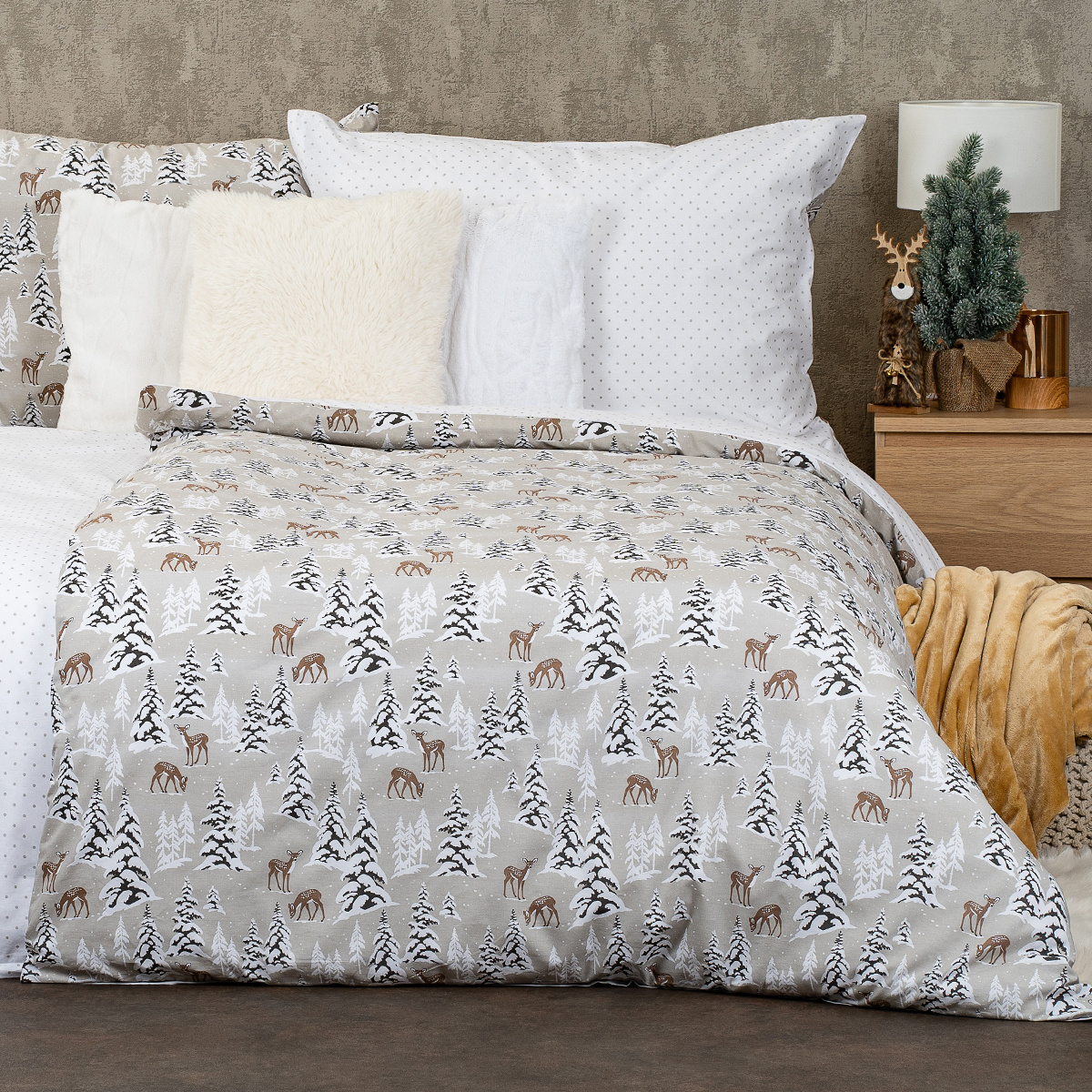 4Home Bavlnené obliečky Christmas forest 4Home Bavlnené obliečky Christmas forest