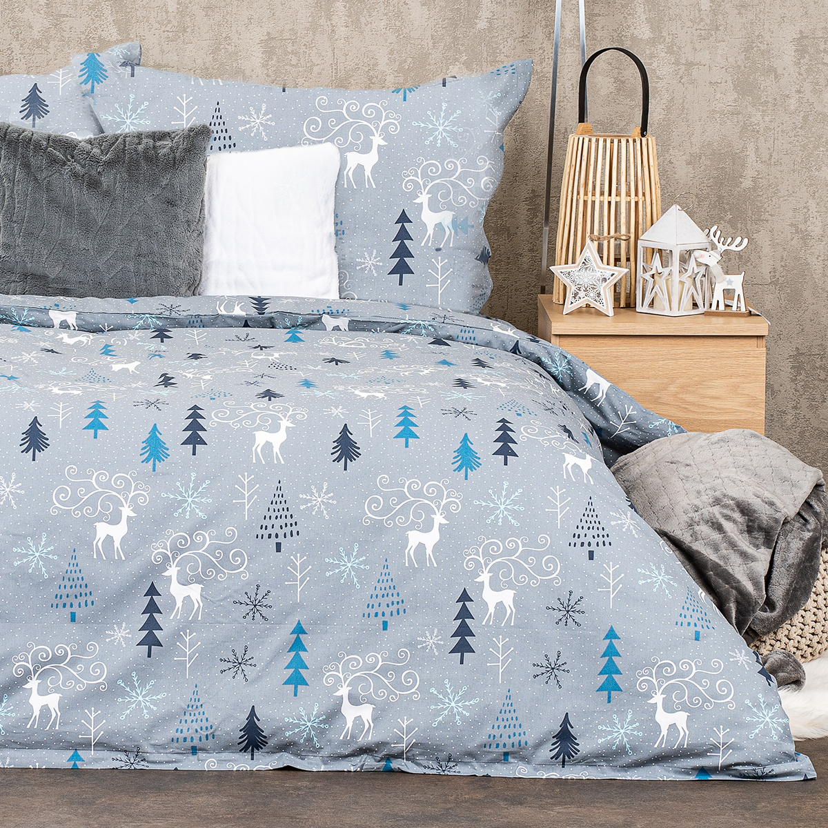4Home Bavlnené obliečky Elegant deer grey