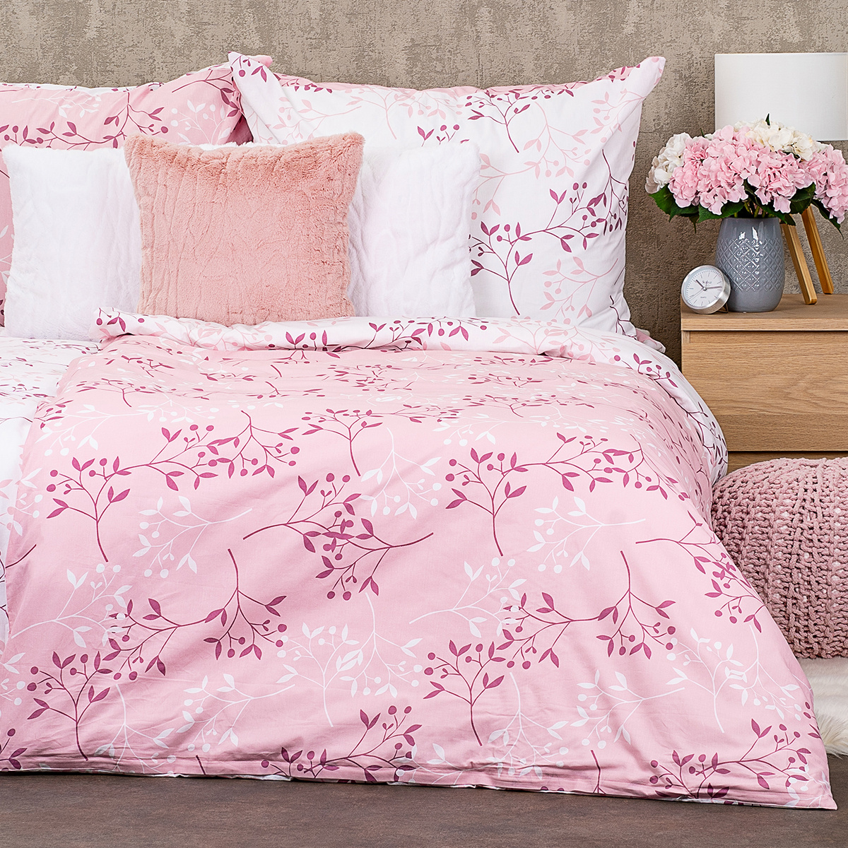 4Home Bavlnené obliečky Harmony ružová 4Home Bavlnené obliečky Harmony ružová