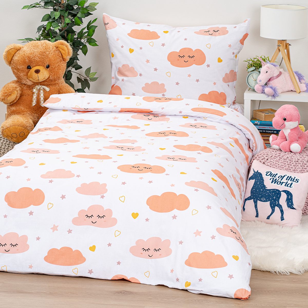 4Home Bavlnené obliečky Pink Clouds 4Home Bavlnené obliečky Pink Clouds