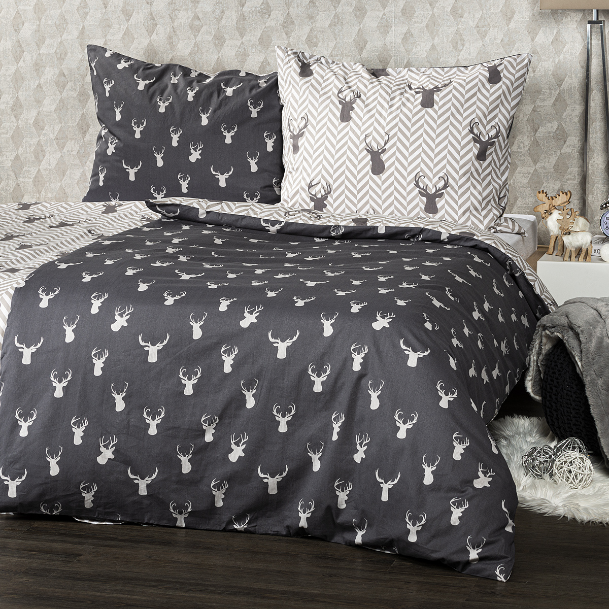 4Home Bavlnené obliečky Reindeer 4Home Bavlnené obliečky Reindeer