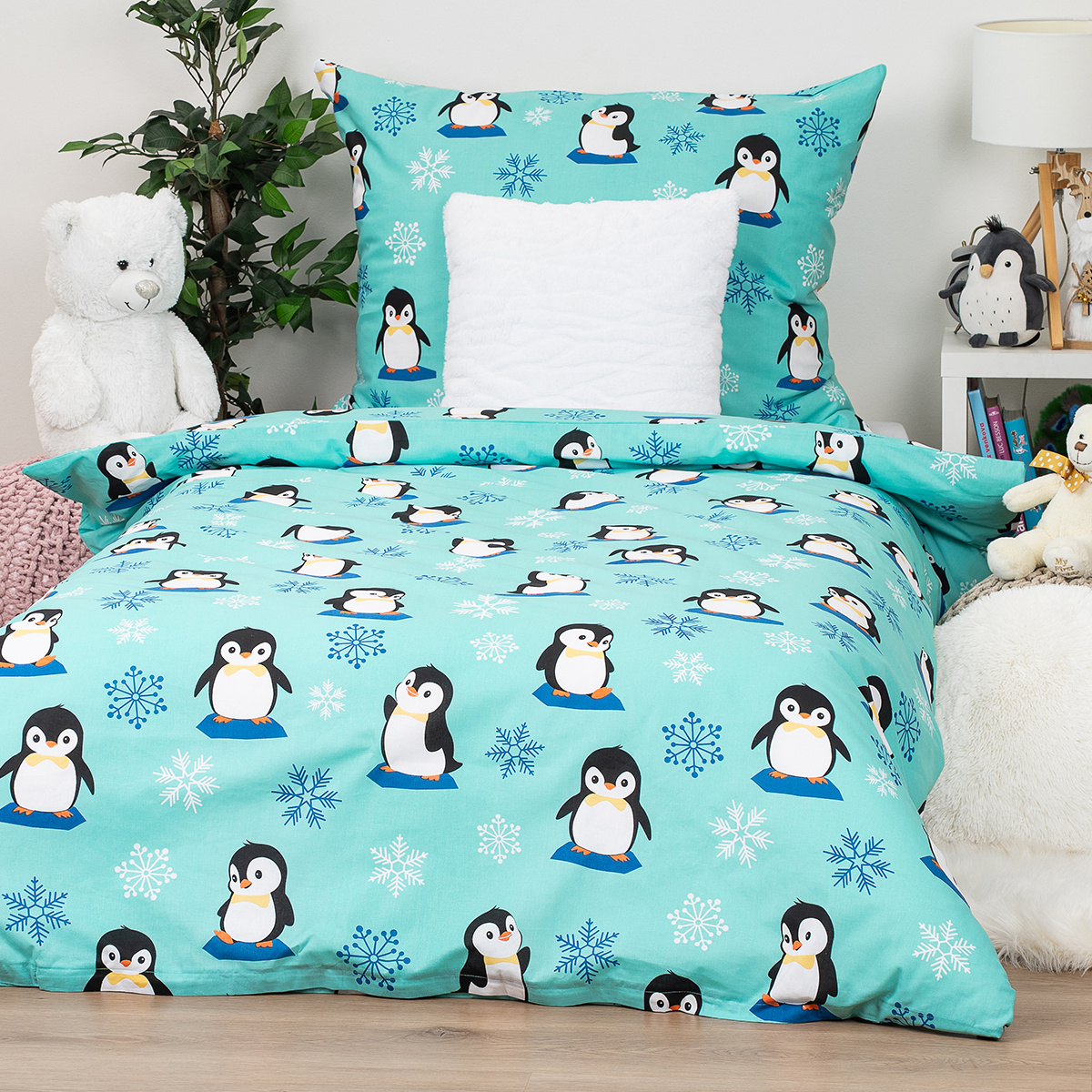 4Home Detské bavlnené obliečky Arctic Friends 4Home Detské bavlnené obliečky Arctic Friends