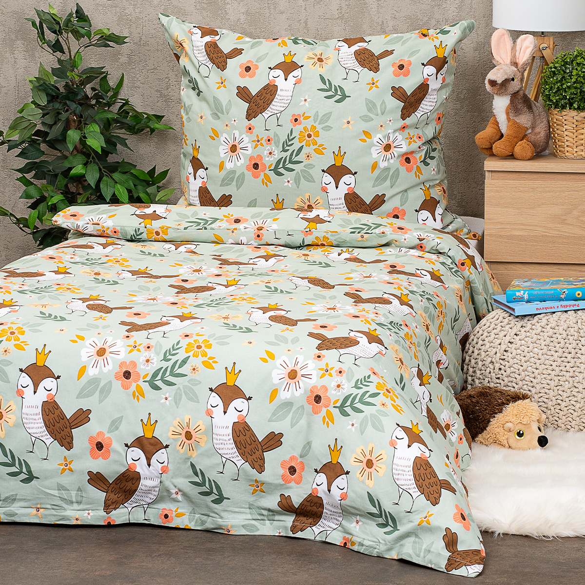 4Home Detské bavlnené obliečky Owlet