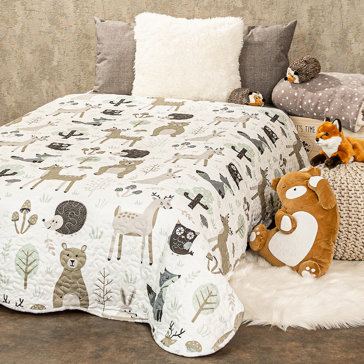 4Home Detský prehoz na posteľ Nordic Friends 4Home Detský prehoz na posteľ Nordic Friends