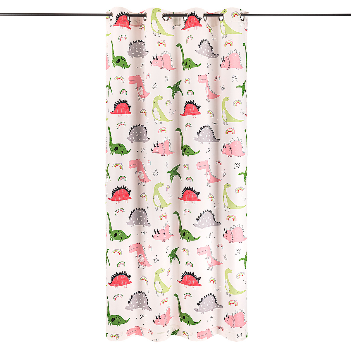 4Home Detský závěs Dino ružová 4Home Detský závěs Dino ružová