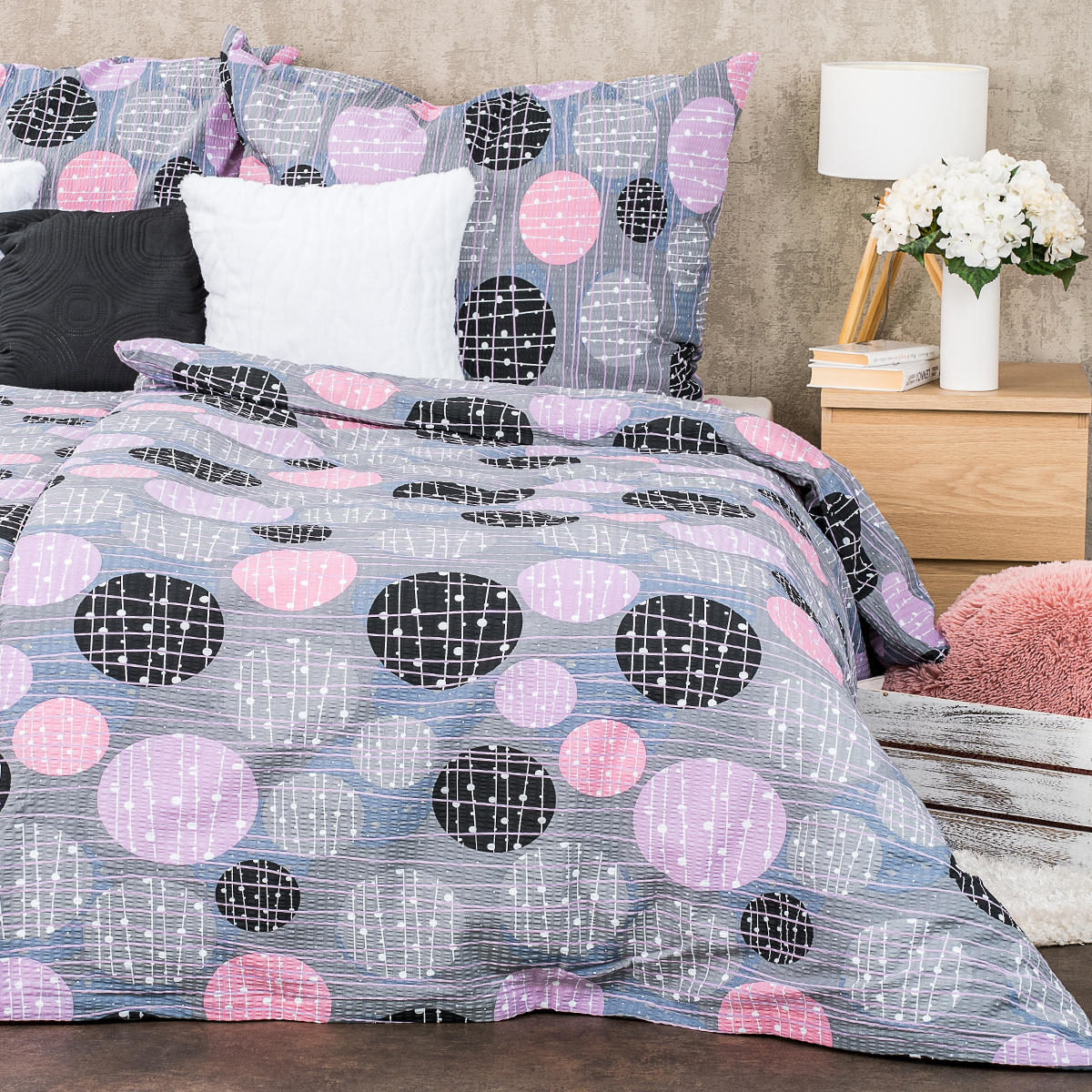 4Home Krepové obliečky Pink illusion