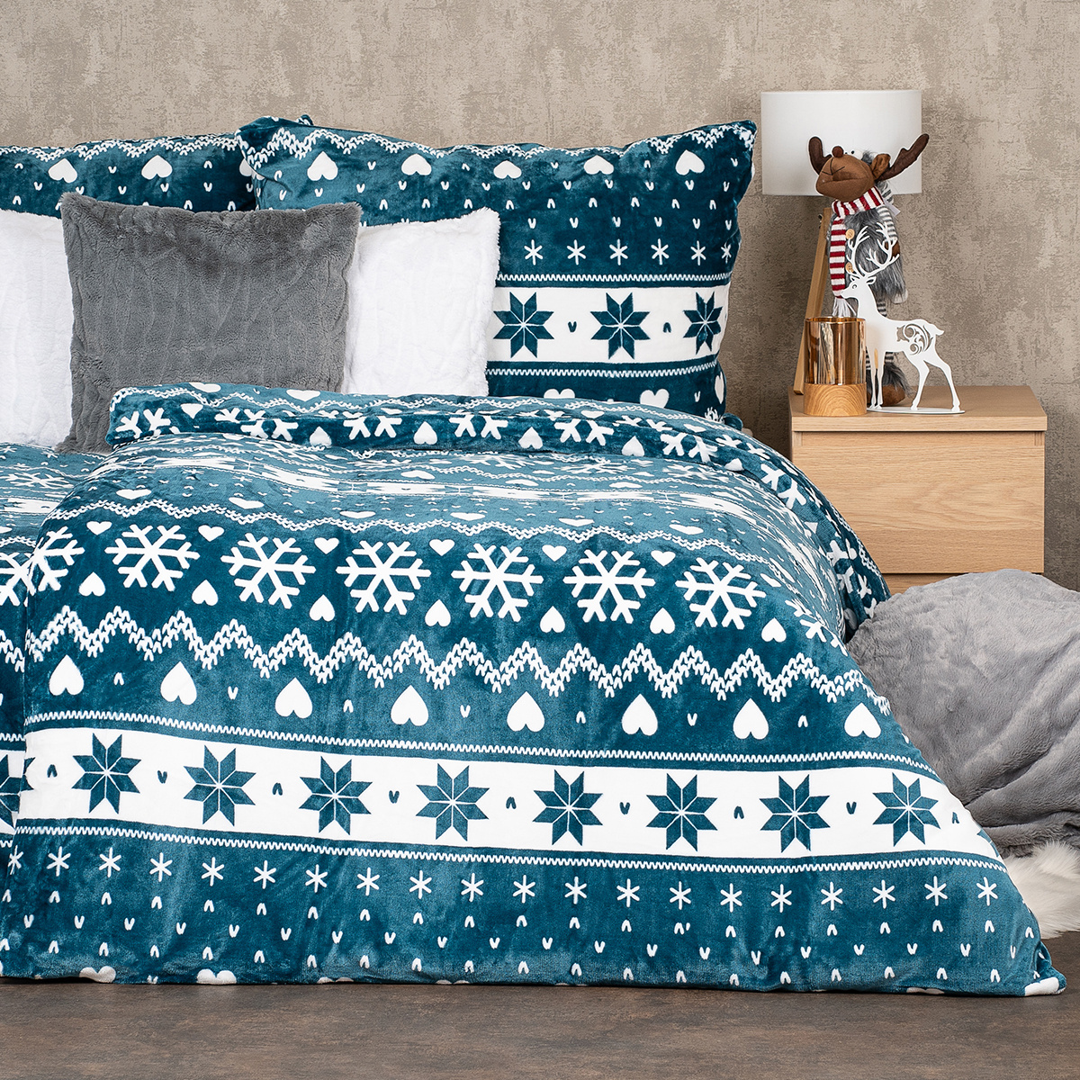 4Home Obliečky mikroflanel Nordic love 4Home Obliečky mikroflanel Nordic love