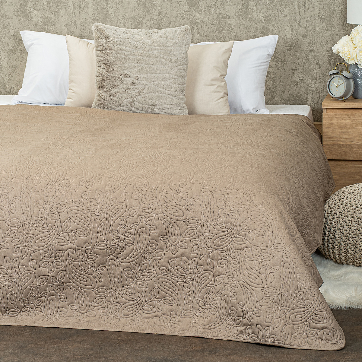 4Home Prehoz na posteľ Doubleface hnedá/béžová 4Home Prehoz na posteľ Doubleface hnedá/béžová