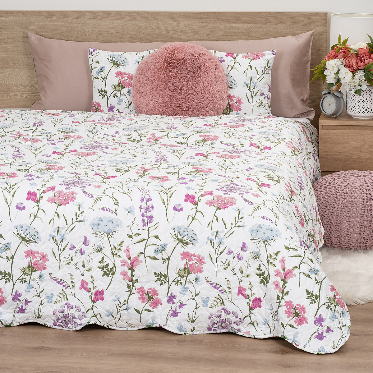 4Home Prehoz na posteľ Spring meadow