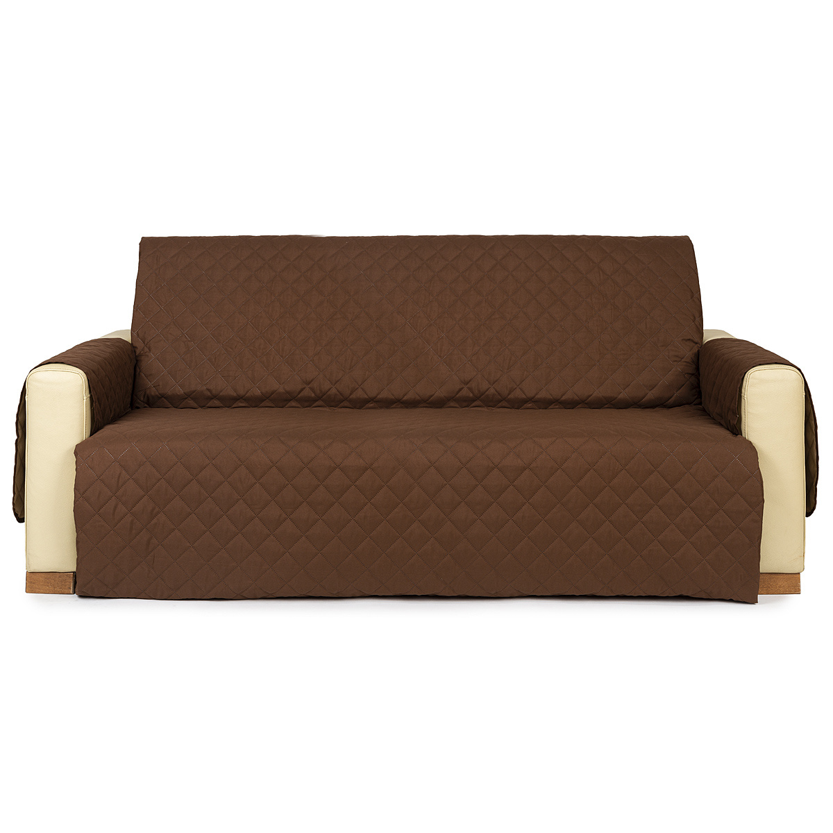 4Home Prehoz na sedaciu súpravu Doubleface hnedá/béžová 4Home Prehoz na sedaciu súpravu Doubleface hnedá/béžová