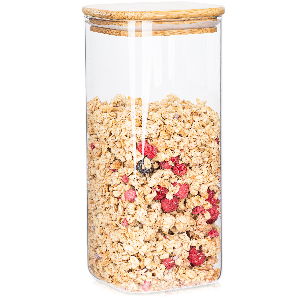 4Home Sklenená dóza na potraviny s viečkom Bamboo 4Home Sklenená dóza na potraviny s viečkom Bamboo