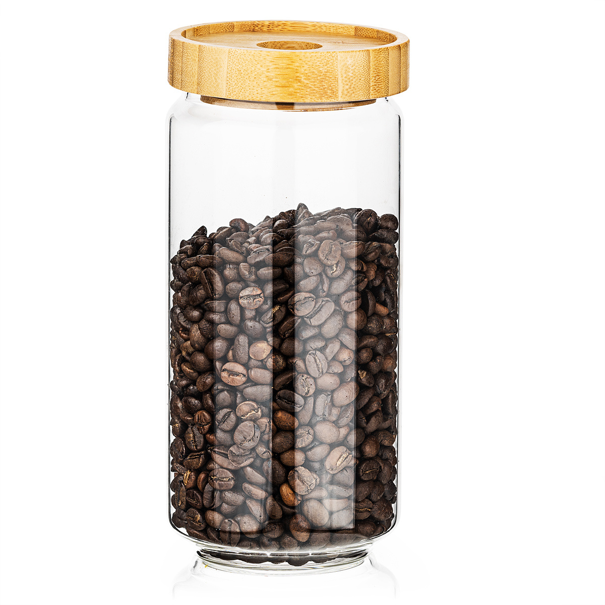 4Home Sklenená dóza na potraviny s viečkom Bamboo Style 4Home Sklenená dóza na potraviny s viečkom Bamboo Style