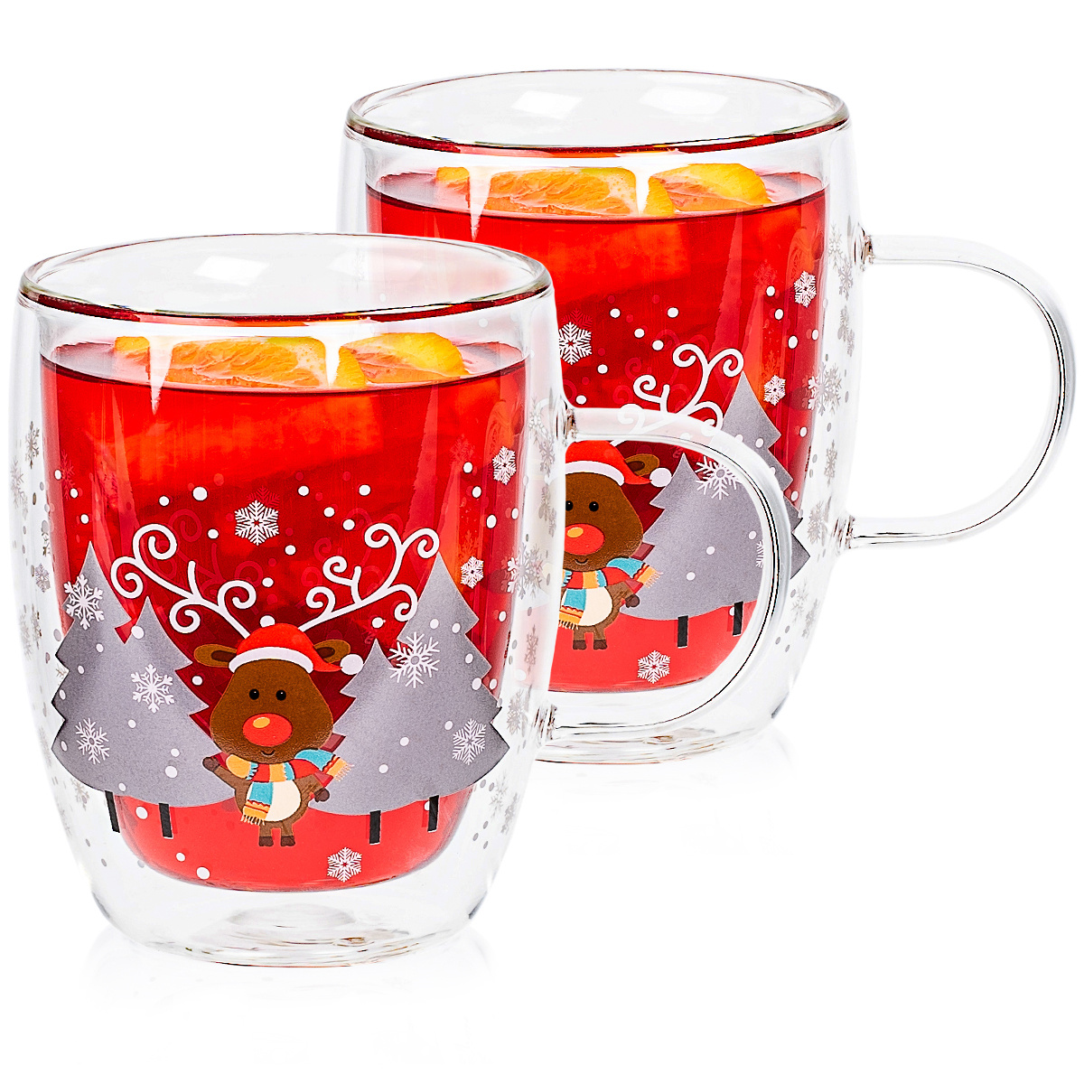 4Home Termo pohár Mug Reindeer Hot&Cool 270 ml