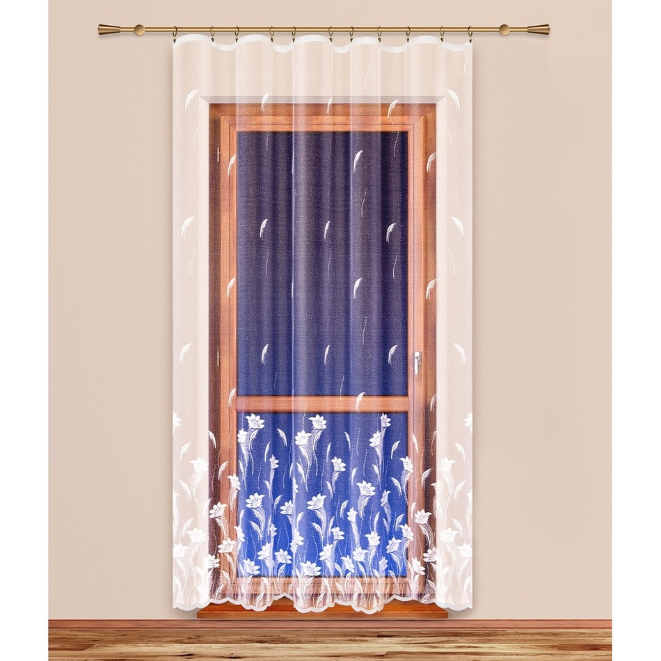 4Home Záclona Flowers garden rovná 4Home Záclona Flowers garden rovná