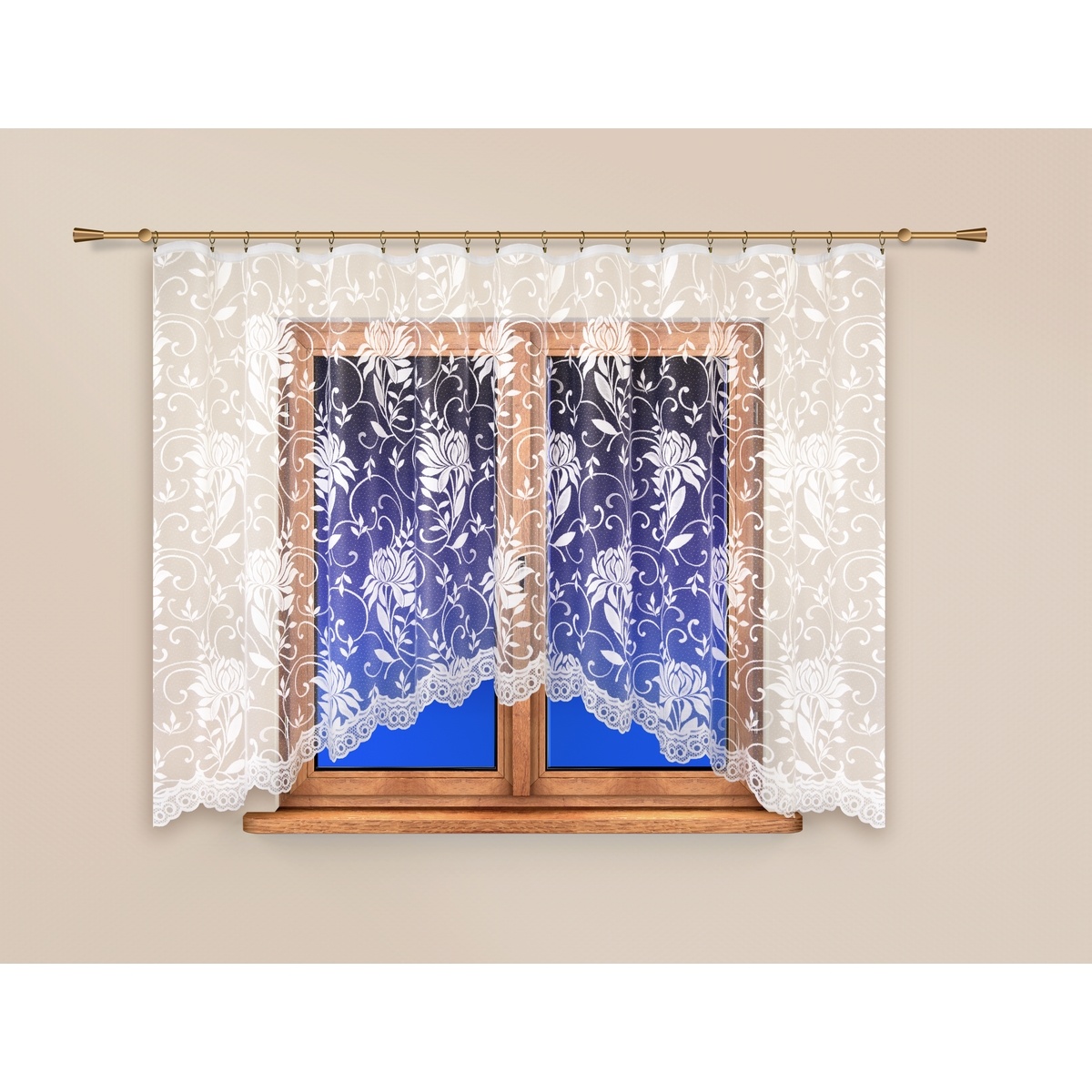 4Home Záclona Pivonky 4Home Záclona Pivonky