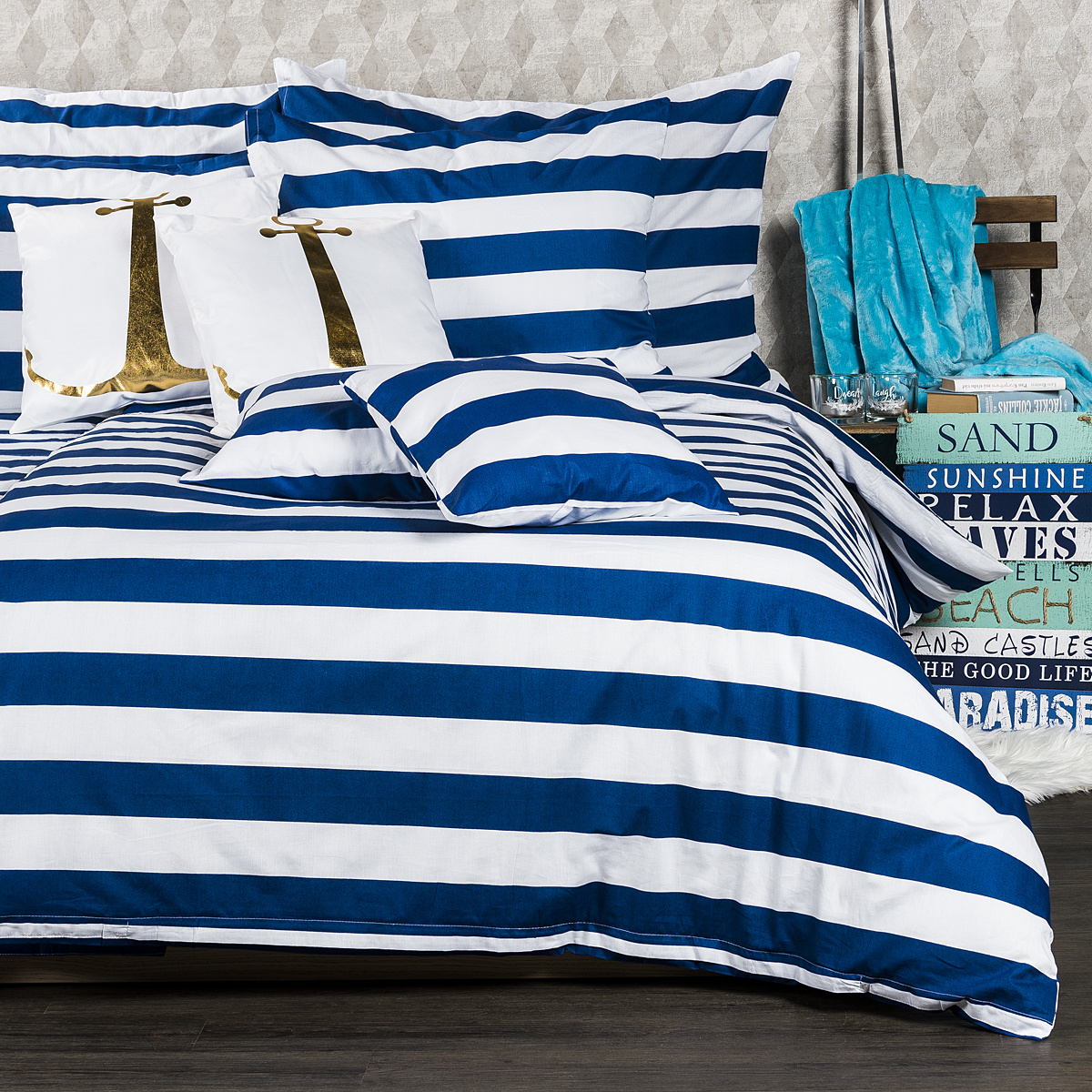 4Home bavlnené obliečky Navy 4Home bavlnené obliečky Navy