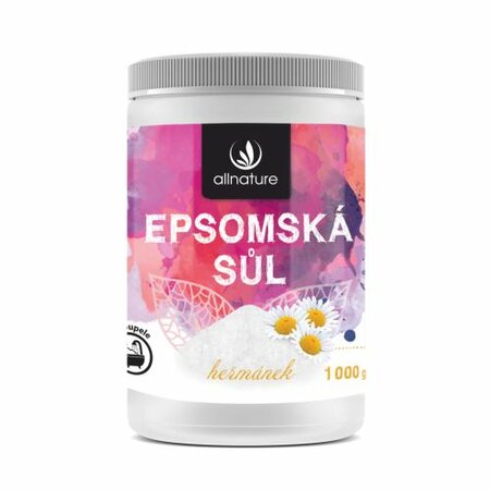 Allnature epsomská soľ Harmanček 1000 g Allnature epsomská soľ Harmanček 1000 g