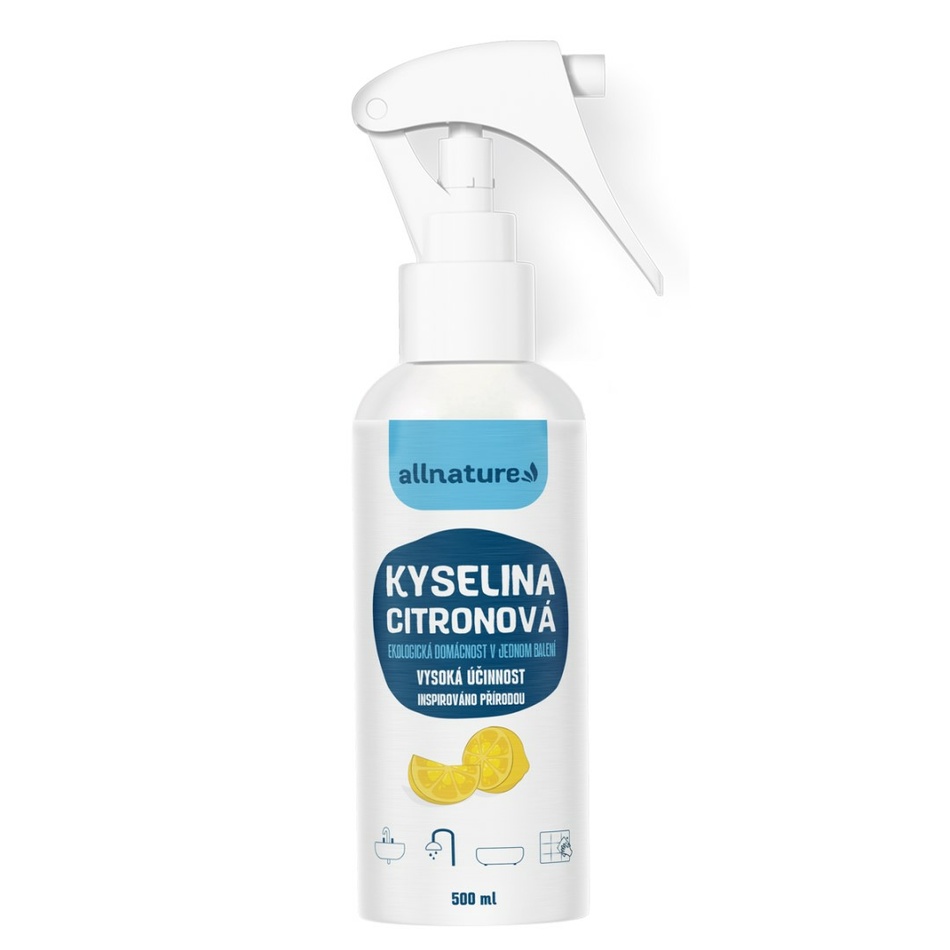 Allnature Kyselina citrónová v spreji 500 ml Allnature Kyselina citrónová v spreji 500 ml