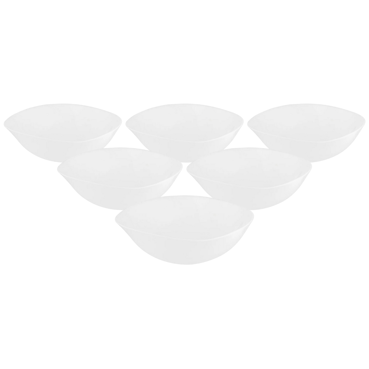 Altom Sada misiek z opálového skla White harmony 16 cm Altom Sada misiek z opálového skla White harmony 16 cm