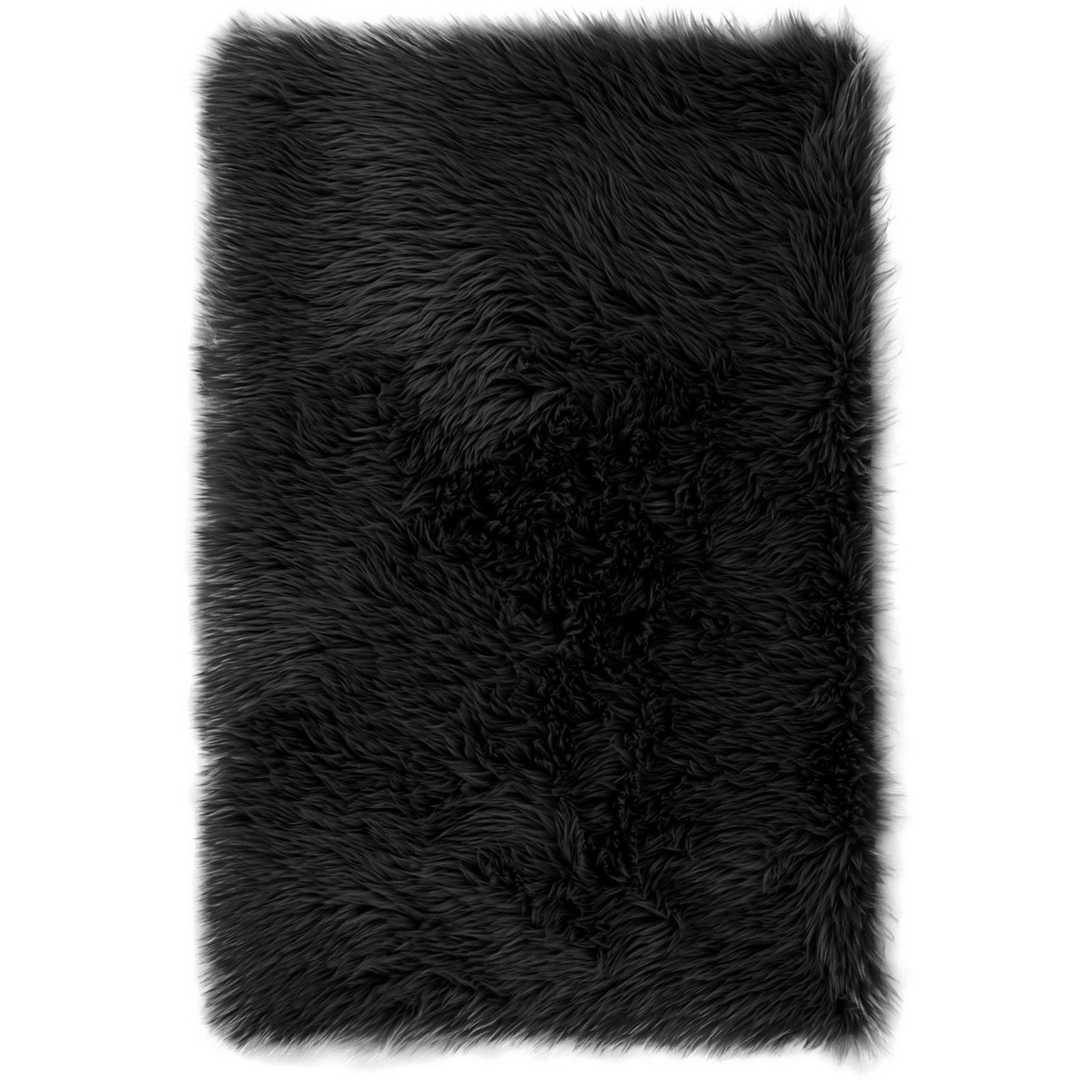AmeliaHome Kožušina Dokka čierna AmeliaHome Kožušina Dokka čierna