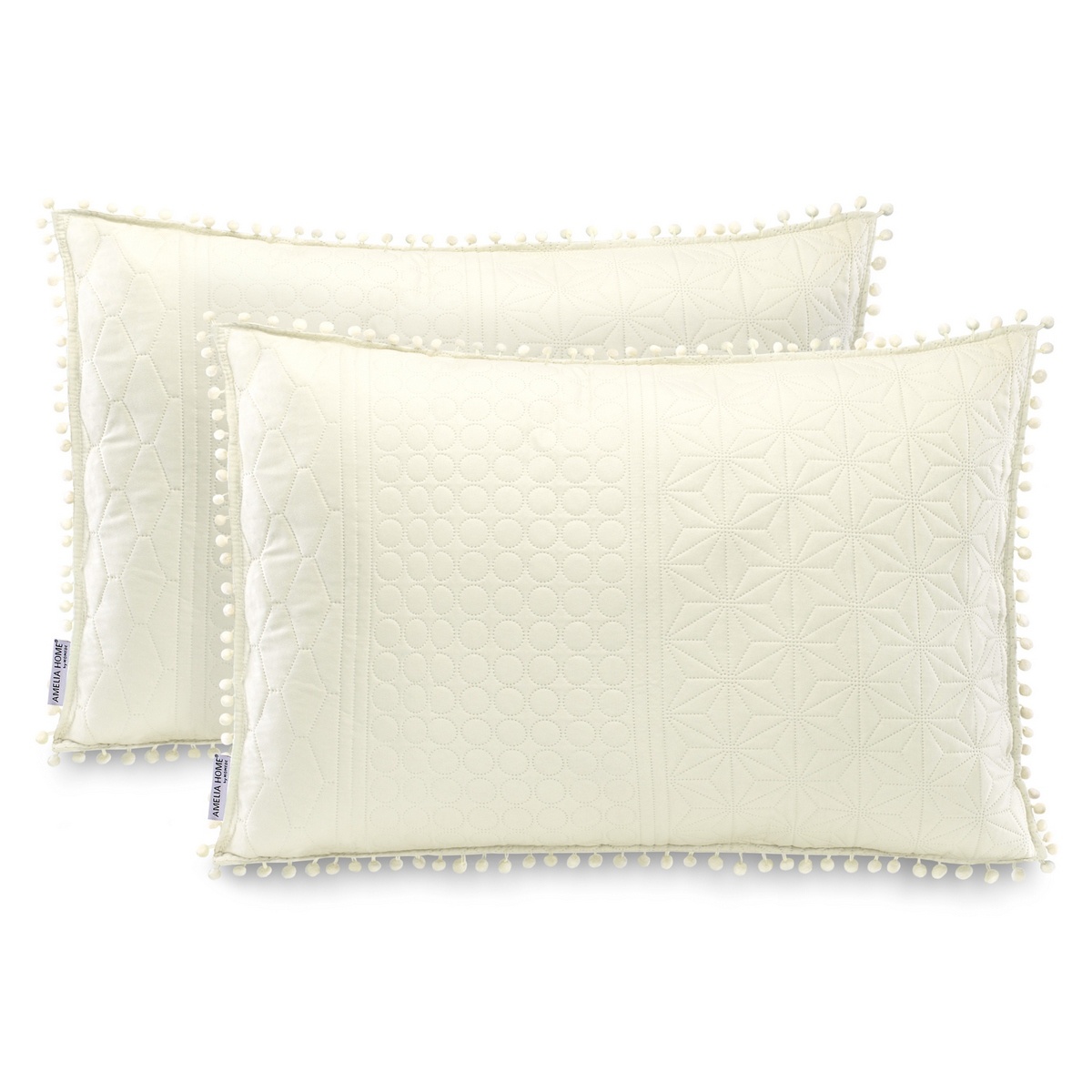 AmeliaHome Obliečka na vankúš Meadore krémová