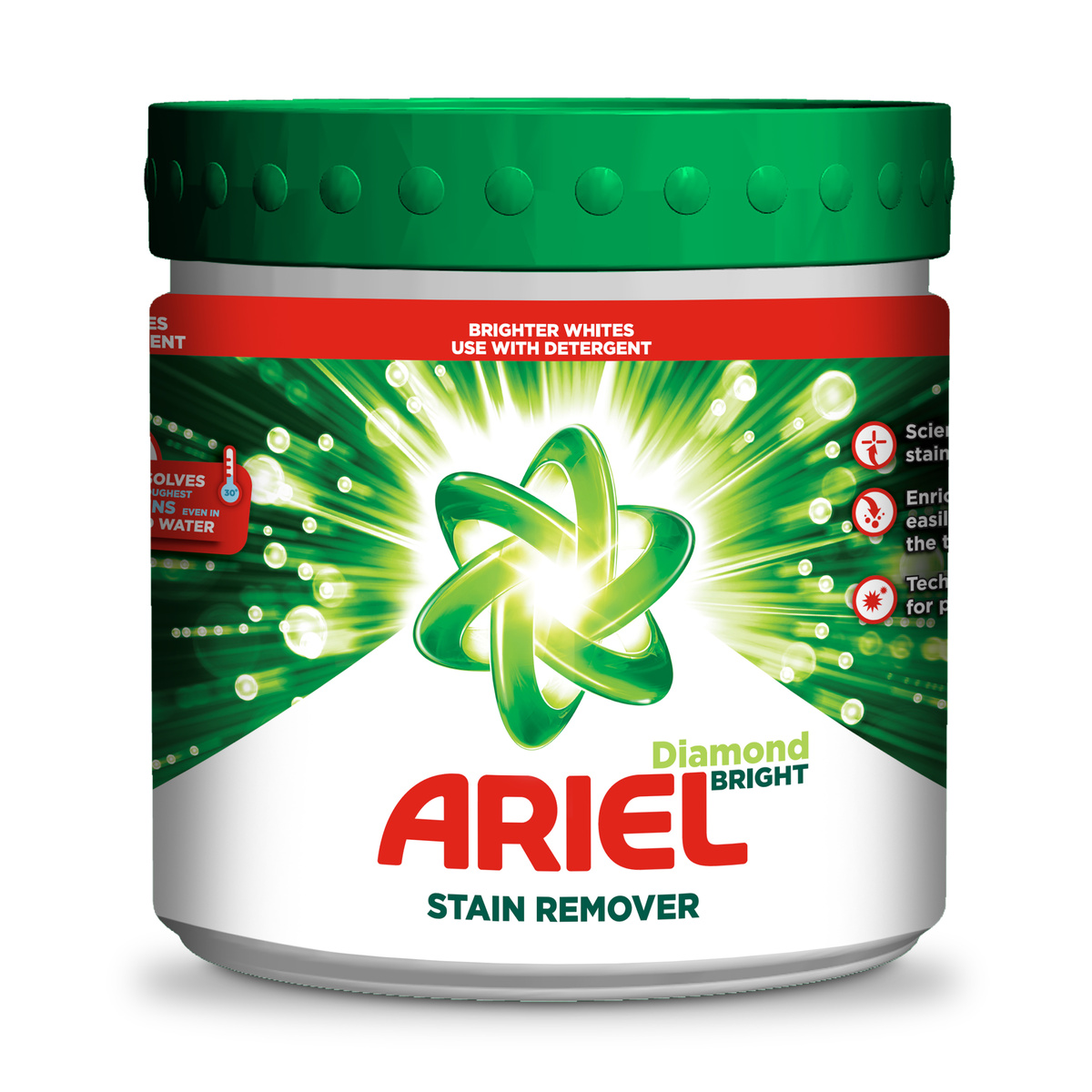 Ariel odstraňovač škvŕn na bielu bielizeň prášok