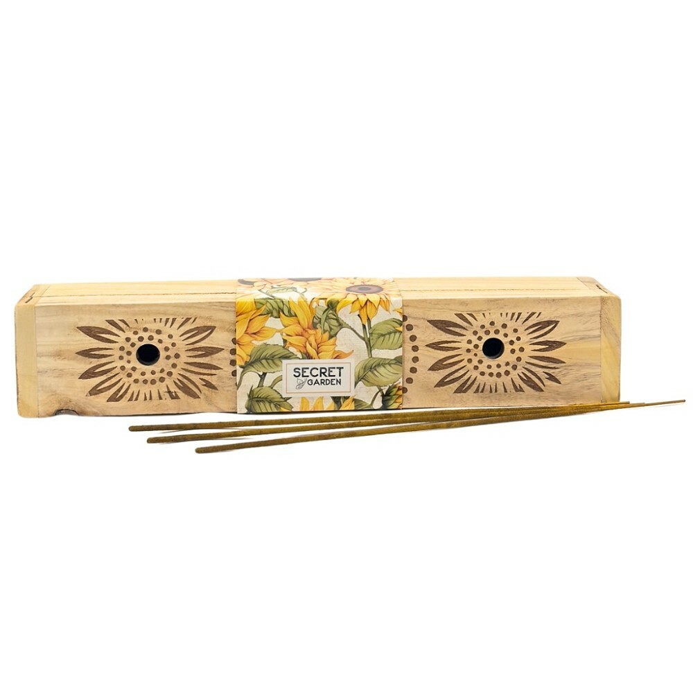 Arome Secret garden drevená krabička s vonnými tyčinkami Pure Bliss Arome Secret garden drevená krabička s vonnými tyčinkami Pure Bliss