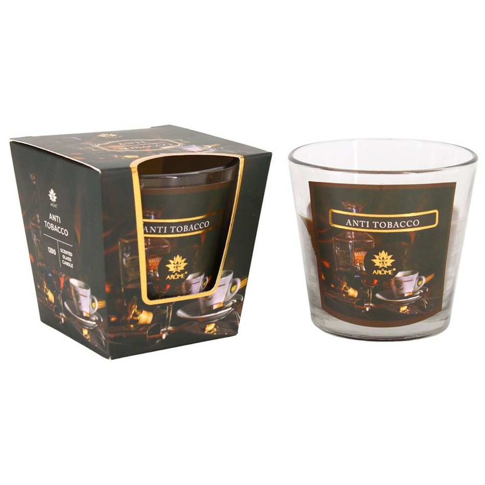 Arome Vonná sviečka v skle Anti Tobacco Arome Vonná sviečka v skle Anti Tobacco