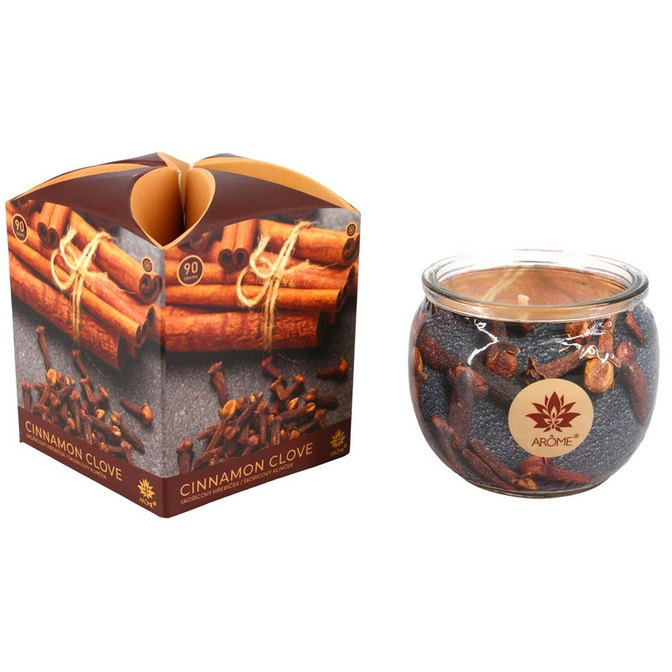Arome Vonná sviečka v skle Cinamon Clove Arome Vonná sviečka v skle Cinamon Clove