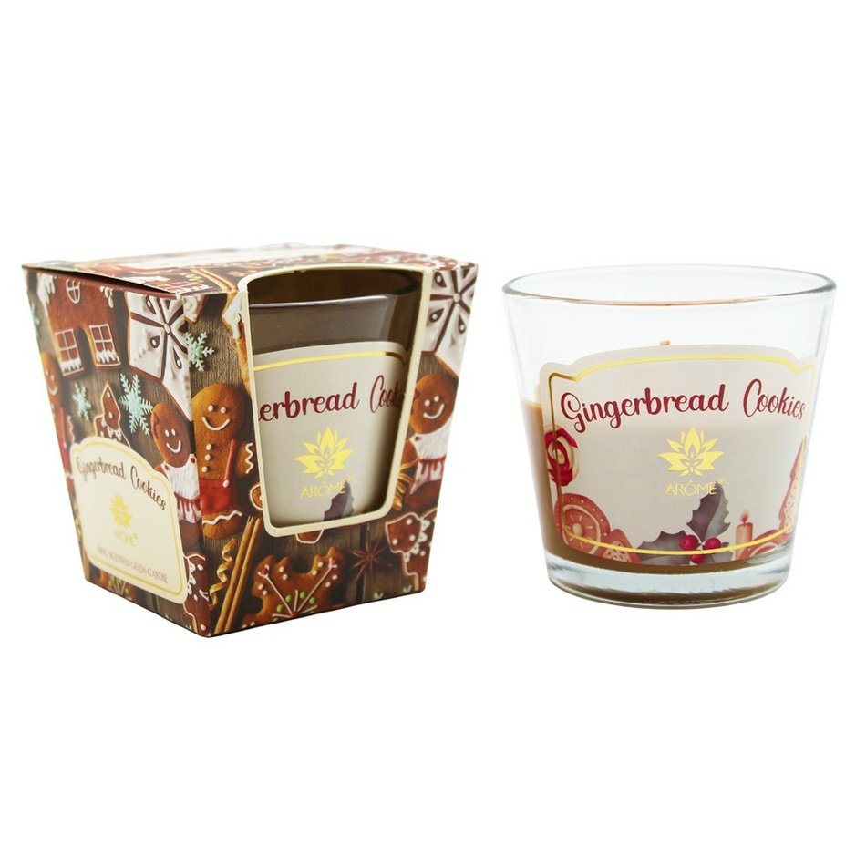 Arome Vonná sviečka v skle Ginger Bread Cookies