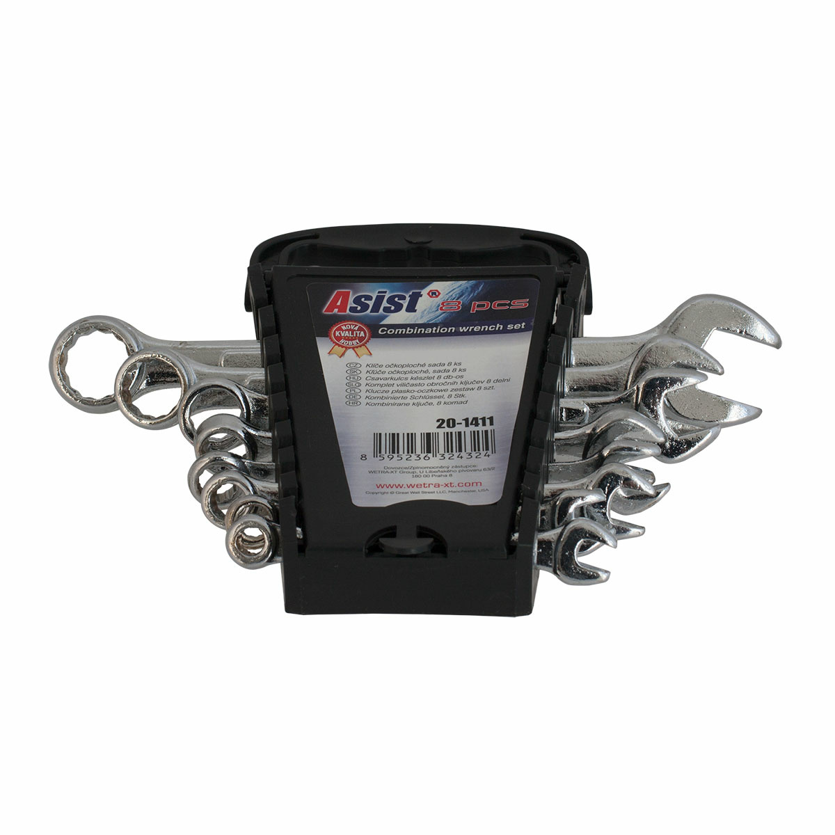 Asist 20-1411 sada kľúčov očkoplochých