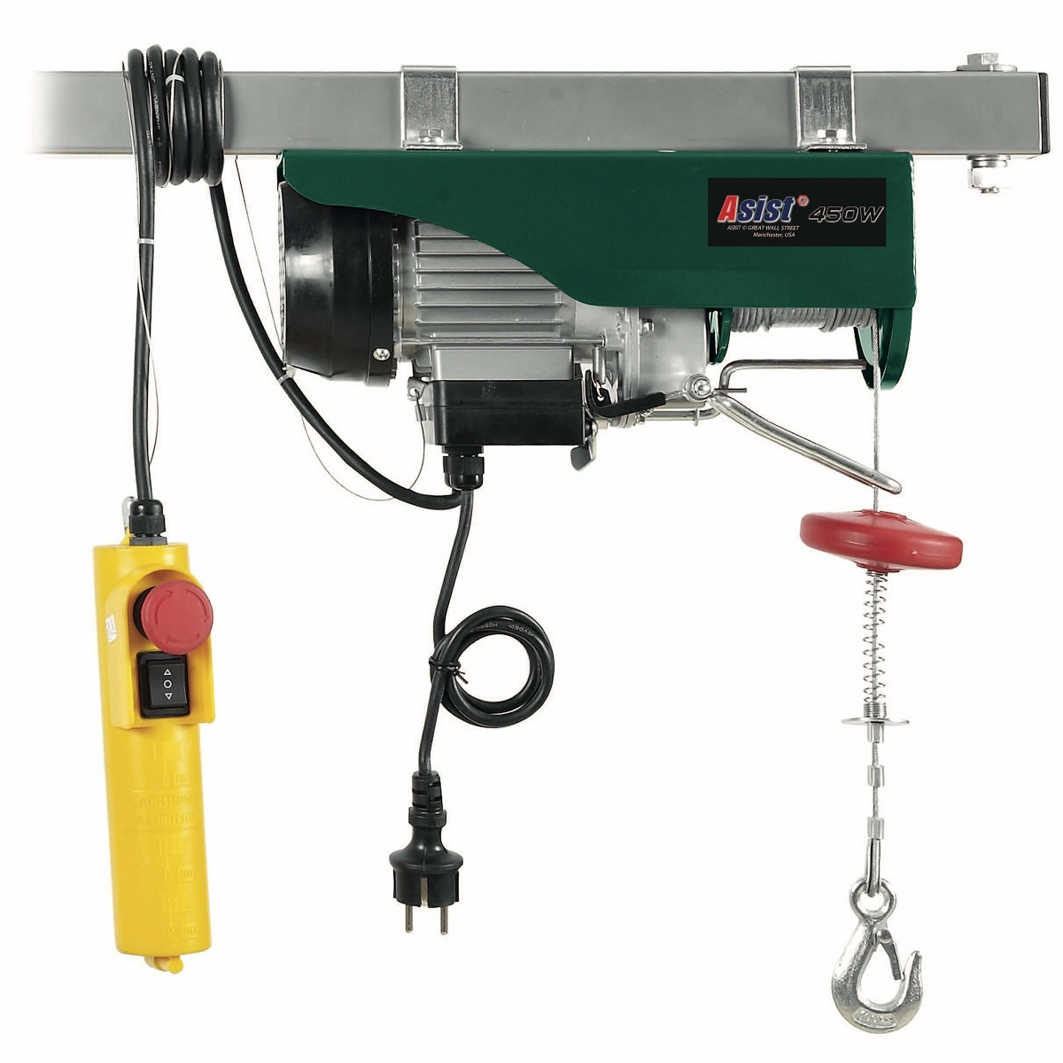 Asist AE8H45DN elektrický lanový navijak Asist AE8H45DN elektrický lanový navijak