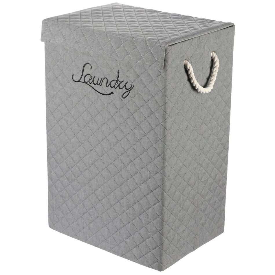 Autronic Látkový kôš s úchytmi a vekom Autronic Látkový kôš s úchytmi a vekom