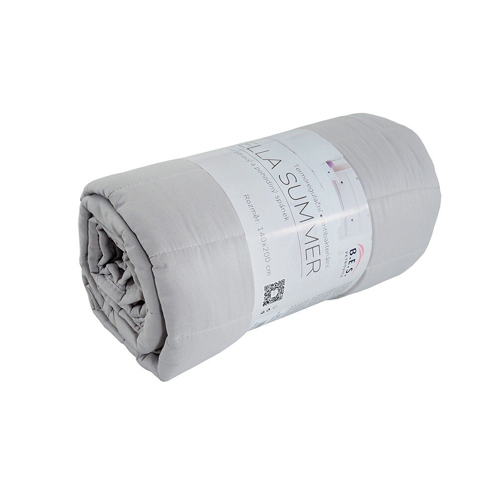 B.E.S. Petrovice Letná prikrývka Summerantracitová